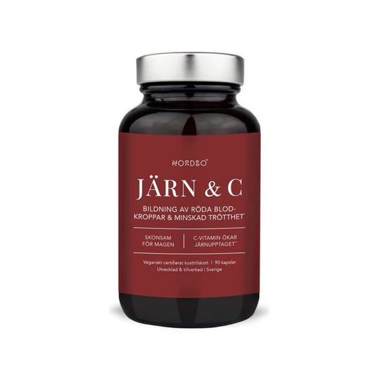 Järn & C-vitamin 90 kapslar