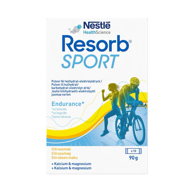 Resorb Sport Brustablett Citrus 10 påsar