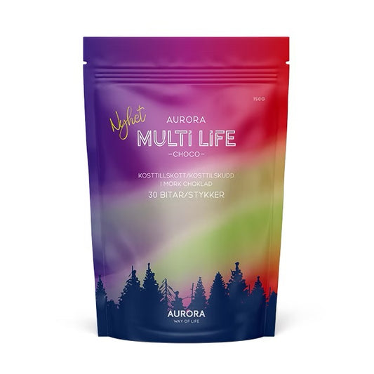 Multivitamin choklad med probiotika – Aurora Multi Life Choco