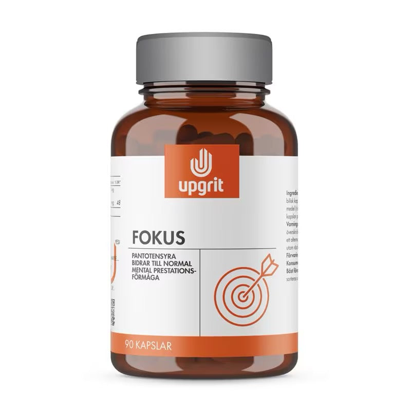 Fokus 90 kapslar – kosttillskott för mental skärpa, koncentration och fokus