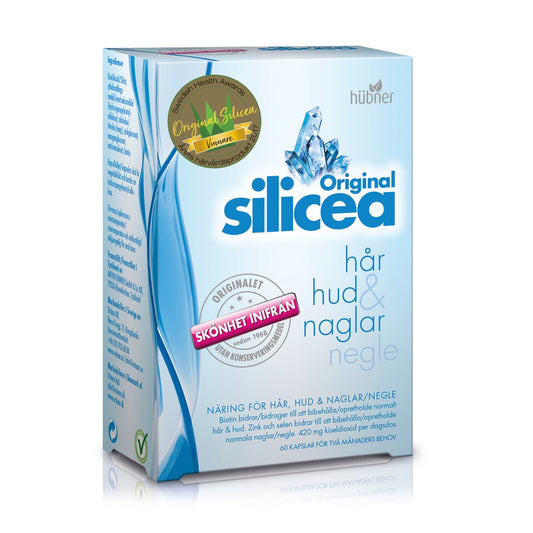 Original Silicea 60 kapslar – silica kosttillskott som stödjer hud, hår, naglar och bindväv